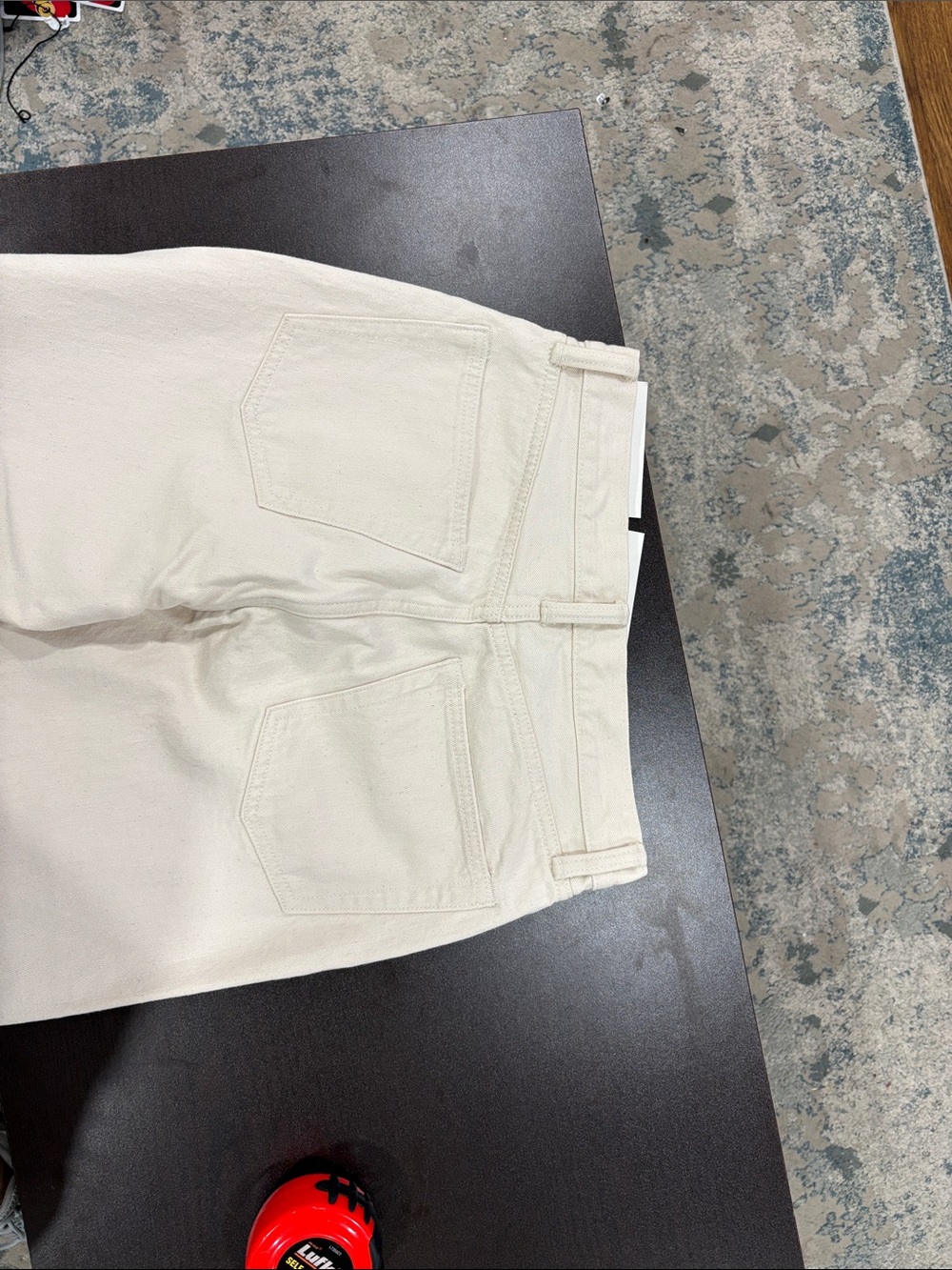 Buck Mason NWT Women’s N008 Off Duty Jean Japanese Seeded Natural Denim Size 23 - Picture 16 of 16